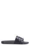 Valentino Vlogo Rubber Slide In Black