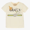 GUCCI IVORY COTTON THE JETSONS BABY T-SHIRT