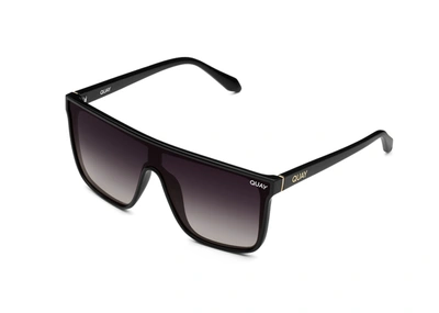 Quay Nightfall Extra Large In Black,black Blue Polarized