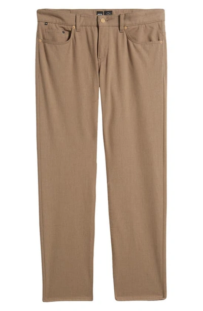 Hugo Boss Delaware Straight Leg Jeans In Iconic Camel