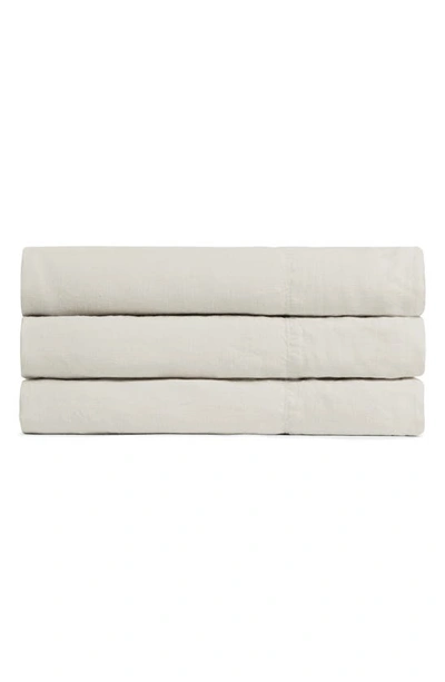 Parachute Linen Top Sheet In Bone