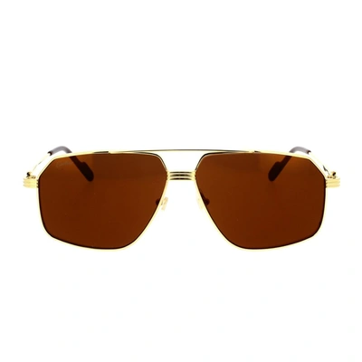 Cartier Ct0270s Sunglasses In Orange