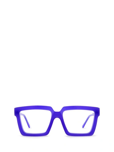 Kuboraum Square-frame Optical Glasses In Liberty Blue