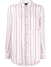 Fay Striped Shirt In Black