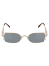 Matsuda Sunglasses In Brushed Gold / Brushed Silver