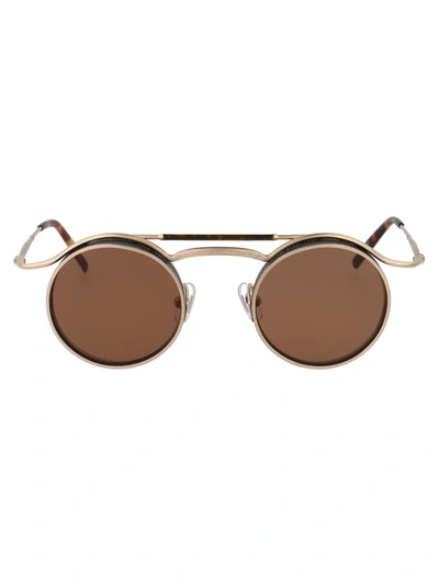 Matsuda Sunglasses In Mgp-mbk Matte Gold Platted / Matte Black