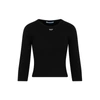 Prada Cotton Sweater In Black