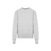 Totême Crew-neck Long-sleeve Top In Grey