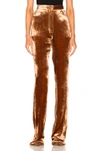 JUAN CARLOS OBANDO Vintage Velvet Trousers,W2089 S6048