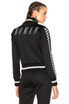 OFF-WHITE TRACK JACKET IN BLACK, METALLICS.,OWAD021S173772081001