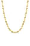 Delmar 1.8mm Oval Ball Chain Necklace In Gold