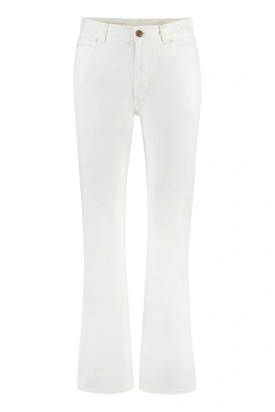 Chloé High-rise Straight Jeans In White