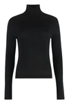 Max Mara Cashmere Rollneck Sweater In Black