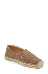 Versace Canvas Espadrilles In Beige/ Brown