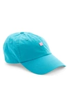 Acne Studios Micro Face Baseball Cap In Sea Green