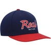 Mitchell & Ness Men's  Navy Real Salt Lake Team Script 2.0 Stretch Snapback Hat In Navy