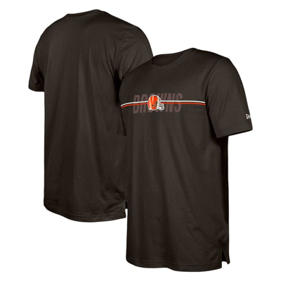 New Era Brown Cleveland Browns 2023 Nfl Training Camp T-shirt