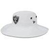 New Era White Las Vegas Raiders 2023 Nfl Training Camp Panama Bucket Hat In White