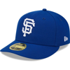 New Era Men's  Royal San Francisco Giants White Logo Low Profile 59fifty Fitted Hat In Royal