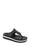 NATIONAL COMFORT KAMARA CRYSTAL EMBELLISHED PLATFORM FLIP FLOP