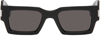 Saint Laurent Rectangular Frame Sunglasses Sl 572 In 001 Black/crystal/gr