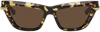 Bottega Veneta 51mm Cat Eye Sunglasses In Avana