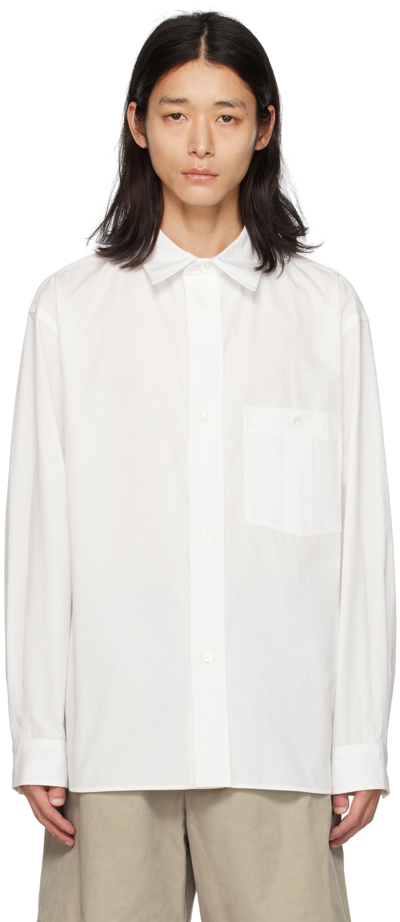 Margaret Howell Off-white Relaxed Shirt In Off White