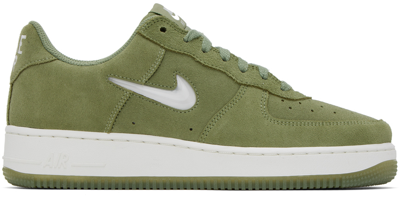 NIKE GREEN AIR FORCE 1 LOW RETRO SNEAKERS