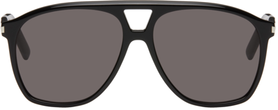 Saint Laurent Black Sl 596 Dune Sunglasses In Black-black-black