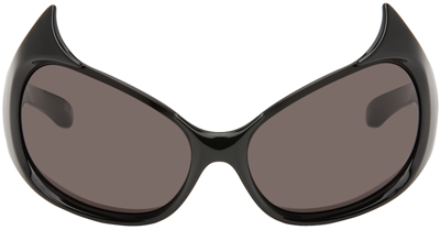 Balenciaga Black Gotham Cat Sunglasses