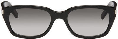 Saint Laurent Black Sl 522 Sunglasses In 001 Black
