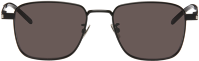 Saint Laurent Black Sl 529 Sunglasses In 001 Black