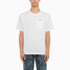 PALM ANGELS PALM ANGELS WHITE TAILORED CREW-NECK T-SHIRT,PMAA088E23JER001/N_PALMA-0103_323-S