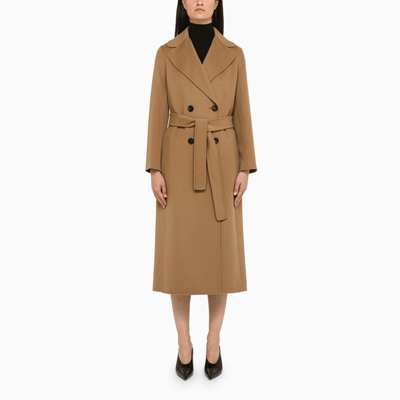 's Max Mara Ettore Virgin Wool Coat In Brown