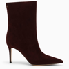 GIANVITO ROSSI GIANVITO ROSSI | BORDEAUX SUEDE ANKLE BOOT,G73006CAS/N_GIANV-BOUR_500-40