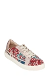 Good Choice New York Kalio Printed Low Top Sneaker In Coral