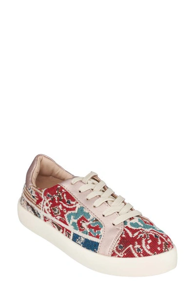 Good Choice New York Kalio Printed Low Top Sneaker In Coral
