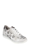 Good Choice New York Palmer Zip Lace-up Low Top Sneaker In Silver