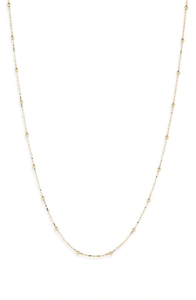 Bony Levy 14k Gold Ball Station Necklace In 14k Yellow Gold