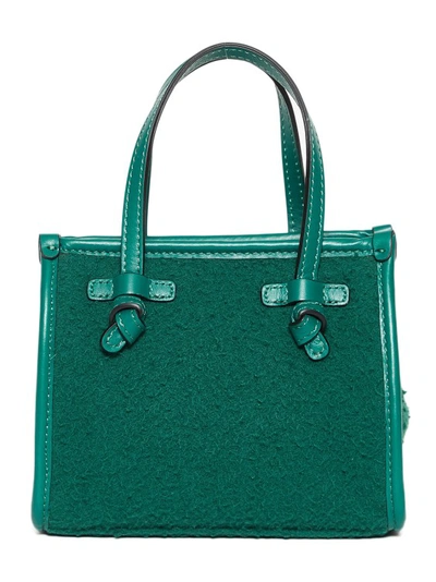 Gianni Chiarini Green Casentino Fabric Mini Shopper