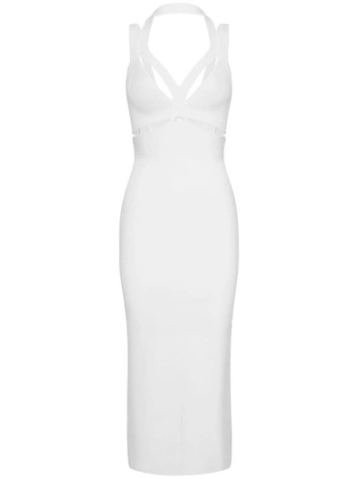 Dion Lee Interlink Midi Dress In White