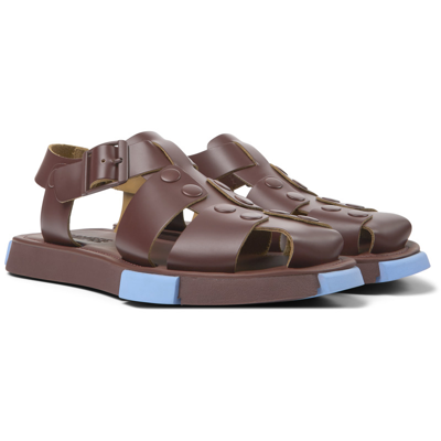 Camper Sandals For Women In Burgundy