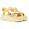 Camper Oruga Up Platform Sport Sandal In Orange,yellow,beige
