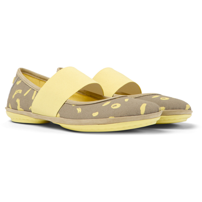 Camper Ballerinas For Women In Beige,yellow