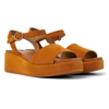 Camper Misia Platform Wedge Sandal In Brown