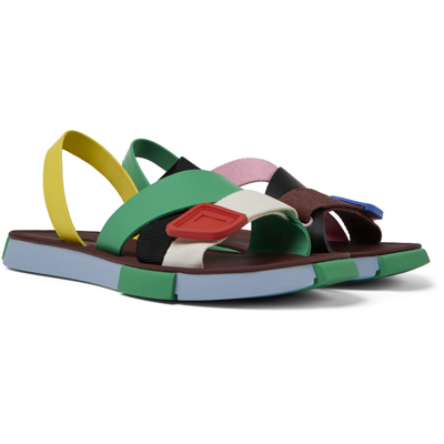 Camper Sandals For Men In Black,green,yellow