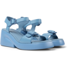 Camper Kaah Platform Wedge Sandal In Blue