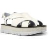 Camper Oruga Up Platform Sandals In White