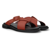 Camper Edy Strappy Sandals In Red