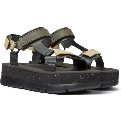 Camper Sandals For Women In Black,beige,green